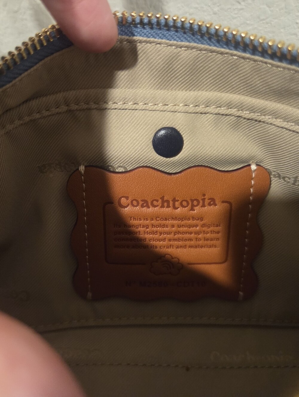 Coachtopia Denim Alter Ego Small - Picture 2 of 7